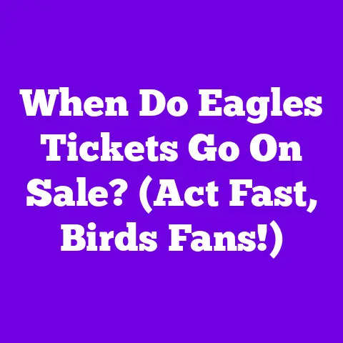 When Do Eagles Tickets Go On Sale? (Act Fast, Birds Fans!)