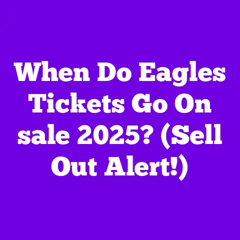 When Do Eagles Tickets Go On sale 2025? (Sell Out Alert!)