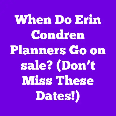 When Do Erin Condren Planners Go on sale? (Don’t Miss These Dates!)