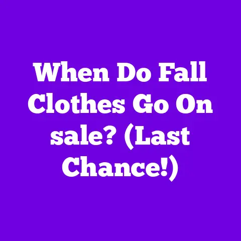 When Do Fall Clothes Go On sale? (Last Chance!)
