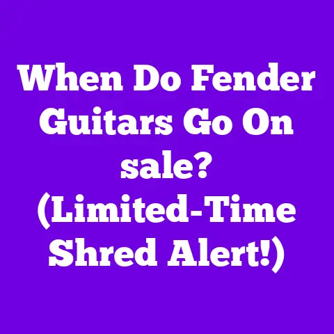 When Do Fender Guitars Go On sale? (Limited-Time Shred Alert!)