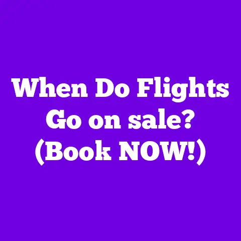 When Do Flights Go on sale? (Book NOW!)