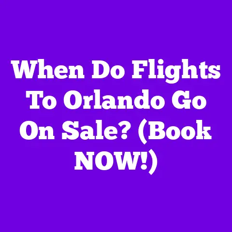 When Do Flights To Orlando Go On Sale? (Book NOW!)