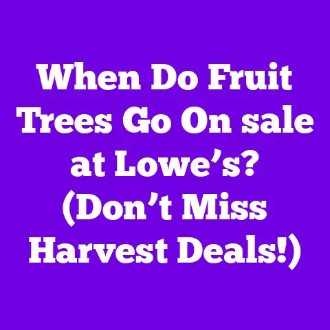 When Do Fruit Trees Go On sale at Lowe’s? (Don’t Miss Harvest Deals!)