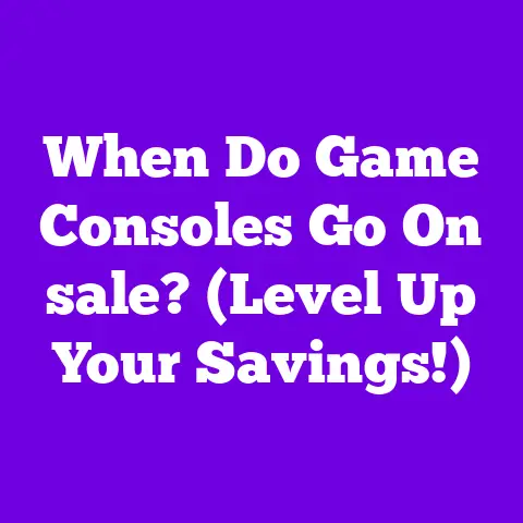 When Do Game Consoles Go On sale? (Level Up Your Savings!)