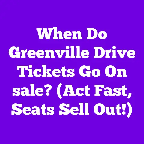 When Do Greenville Drive Tickets Go On sale? (Act Fast, Seats Sell Out!)