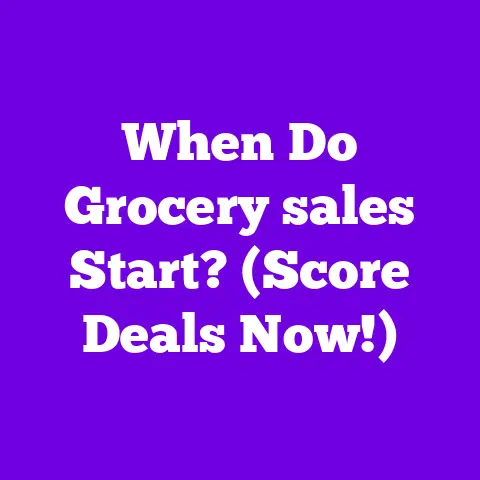 When Do Grocery sales Start? (Score Deals Now!)
