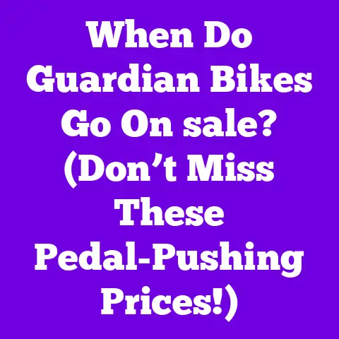 When Do Guardian Bikes Go On sale? (Don’t Miss These Pedal-Pushing Prices!)