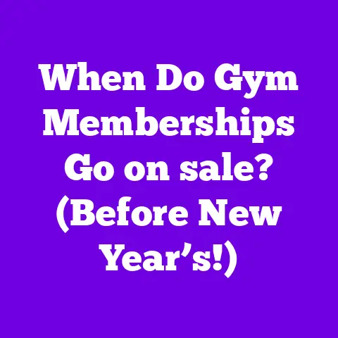 When Do Gym Memberships Go on sale? (Before New Year’s!)