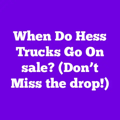 When Do Hess Trucks Go On sale? (Don’t Miss the drop!)