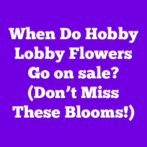 When Do Hobby Lobby Flowers Go on sale? (Don’t Miss These Blooms!)