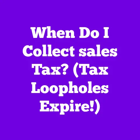 When Do I Collect sales Tax? (Tax Loopholes Expire!)
