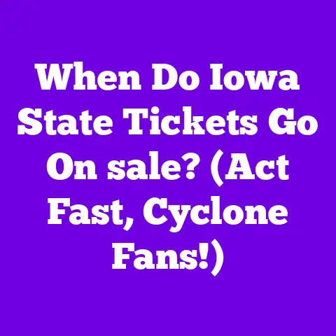 When Do Iowa State Tickets Go On sale? (Act Fast, Cyclone Fans!)