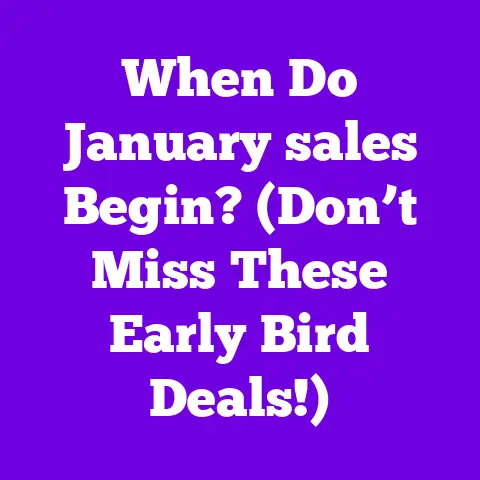 When Do January sales Begin? (Don’t Miss These Early Bird Deals!)