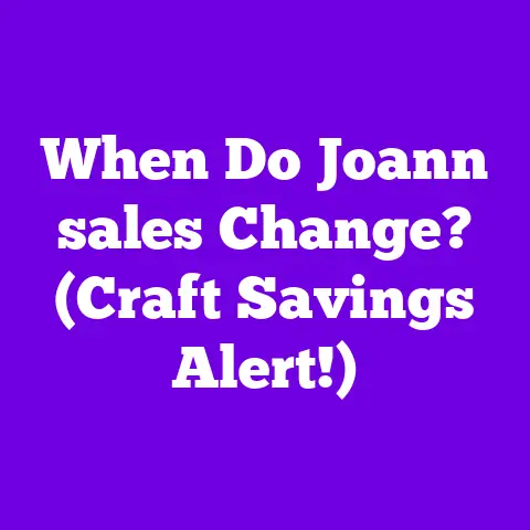 When Do Joann sales Change? (Craft Savings Alert!)