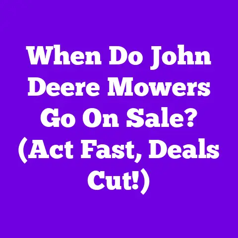 When Do John Deere Mowers Go On Sale? (Act Fast, Deals Cut!)