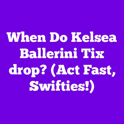 When Do Kelsea Ballerini Tix drop? (Act Fast, Swifties!)