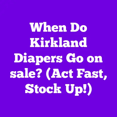 When Do Kirkland Diapers Go on sale? (Act Fast, Stock Up!)