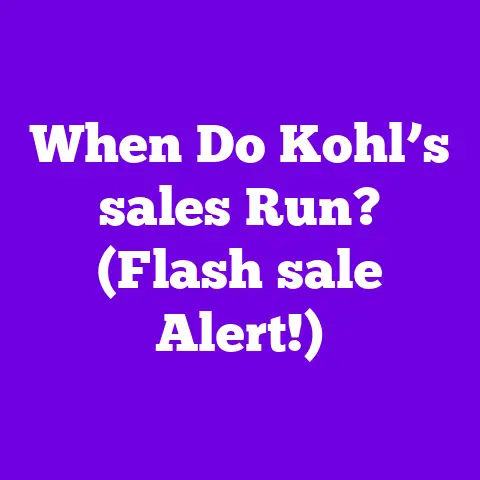 When Do Kohl’s sales Run? (Flash sale Alert!)