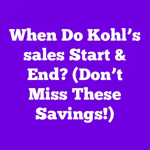 When Do Kohl’s sales Start & End? (Don’t Miss These Savings!)