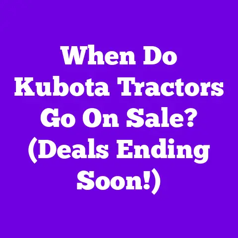 When Do Kubota Tractors Go On Sale? (Deals Ending Soon!)