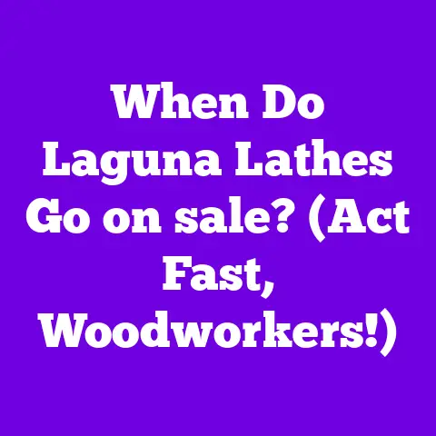 When Do Laguna Lathes Go on sale? (Act Fast, Woodworkers!)