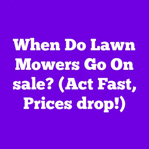 When Do Lawn Mowers Go On sale? (Act Fast, Prices drop!)