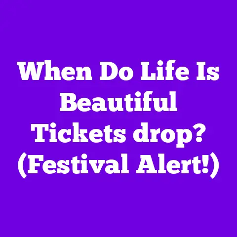 When Do Life Is Beautiful Tickets drop? (Festival Alert!)