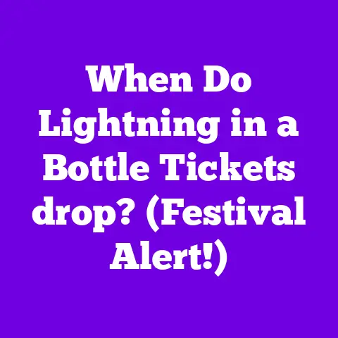 When Do Lightning in a Bottle Tickets drop? (Festival Alert!)