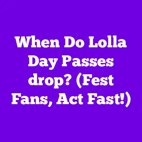 When Do Lolla Day Passes drop? (Fest Fans, Act Fast!)