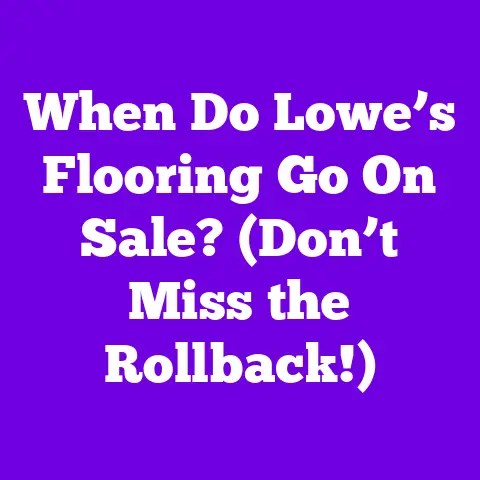When Do Lowe’s Flooring Go On Sale? (Don’t Miss the Rollback!)