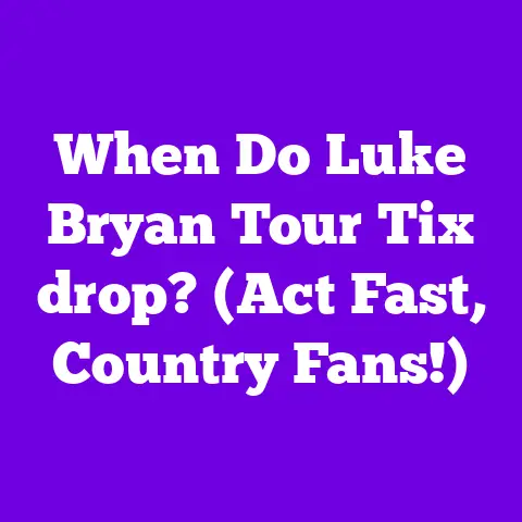 When Do Luke Bryan Tour Tix drop? (Act Fast, Country Fans!)