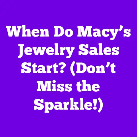 When Do Macy’s Jewelry Sales Start? (Don’t Miss the Sparkle!)