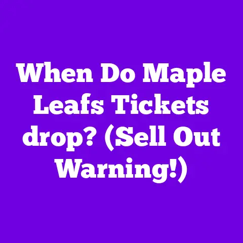 When Do Maple Leafs Tickets drop? (Sell Out Warning!)