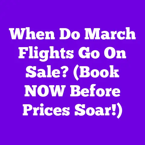 When Do March Flights Go On Sale? (Book NOW Before Prices Soar!)