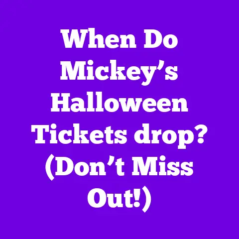 When Do Mickey’s Halloween Tickets drop? (Don’t Miss Out!)