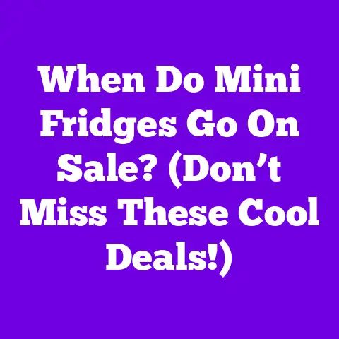 When Do Mini Fridges Go On Sale? (Don’t Miss These Cool Deals!)
