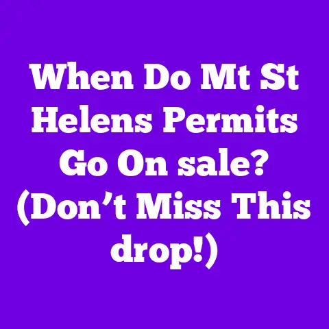 When Do Mt St Helens Permits Go On sale? (Don’t Miss This drop!)