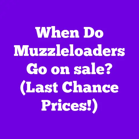 When Do Muzzleloaders Go on sale? (Last Chance Prices!)