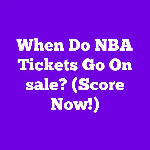 When Do NBA Tickets Go On sale? (Score Now!)