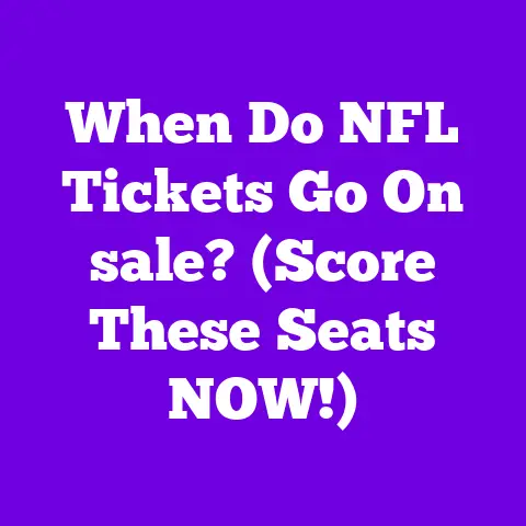 When Do NFL Tickets Go On sale? (Score These Seats NOW!)