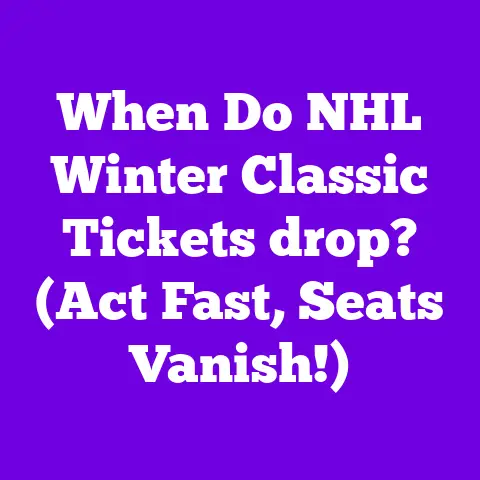 When Do NHL Winter Classic Tickets drop? (Act Fast, Seats Vanish!)