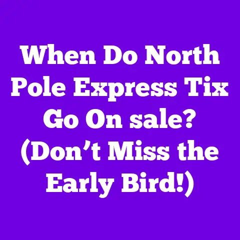 When Do North Pole Express Tix Go On sale? (Don’t Miss the Early Bird!)