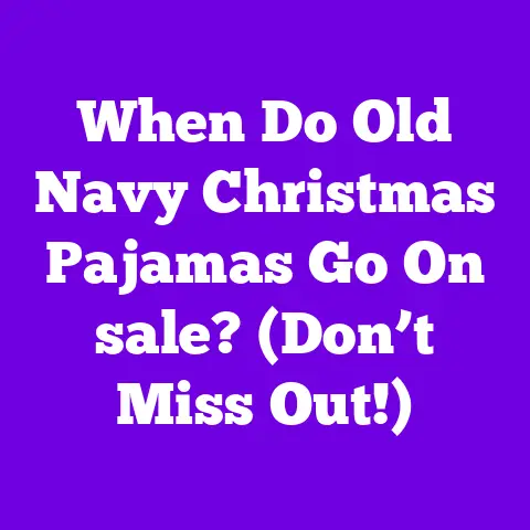 When Do Old Navy Christmas Pajamas Go On sale? (Don’t Miss Out!)