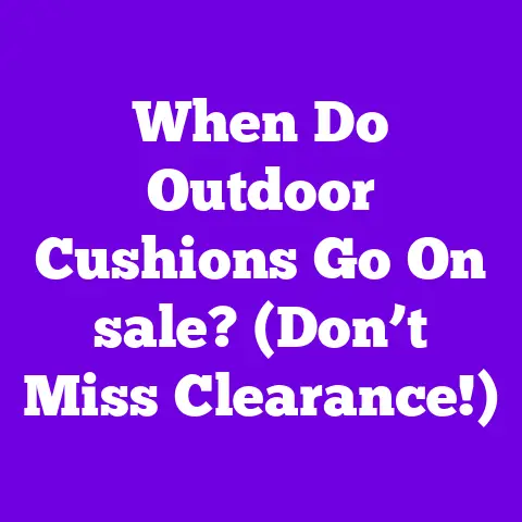 When Do Outdoor Cushions Go On sale? (Don’t Miss Clearance!)