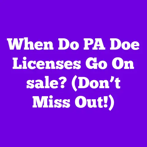 When Do PA Doe Licenses Go On sale? (Don’t Miss Out!)