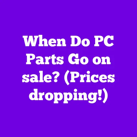 When Do PC Parts Go on sale? (Prices dropping!)