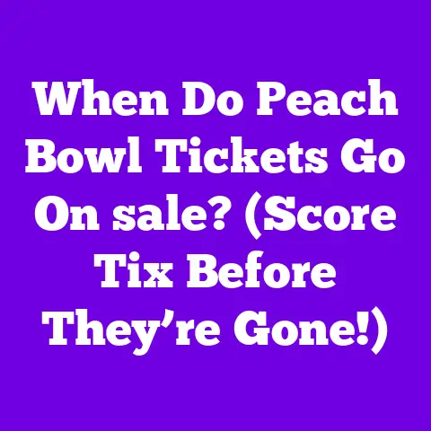 When Do Peach Bowl Tickets Go On sale? (Score Tix Before They’re Gone!)