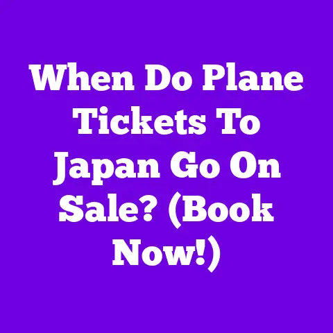 When Do Plane Tickets To Japan Go On Sale? (Book Now!)