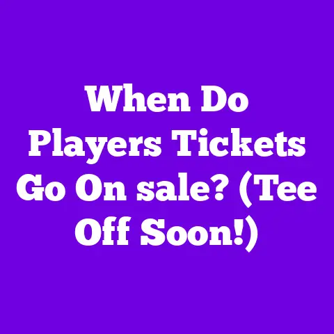 When Do Players Tickets Go On sale? (Tee Off Soon!)